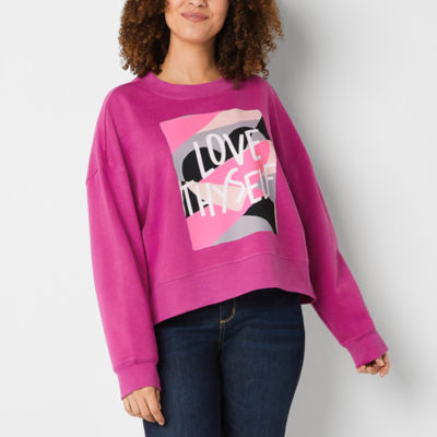 Hope & Wonder Black History Month Womens Long Sleeve 'Love Thyself' Sweatshirt