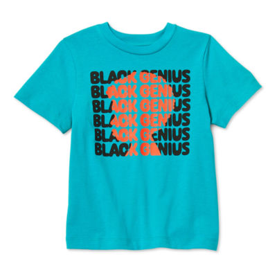 Hope & Wonder Black History Month Toddler Short Sleeve 'Black Genius' Graphic T-Shirt
