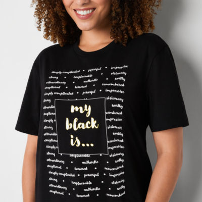 Hope & Wonder Black History Month Adult Short Sleeve Graphic T-Shirt