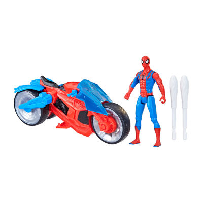 Disney Collection Spiderman Web Blast Cycle Marvel Spiderman Action Figure