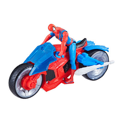 Disney Collection Spiderman Web Blast Cycle Marvel Spiderman Action Figure