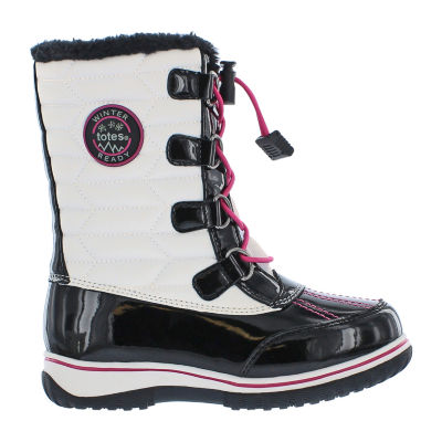 Totes Little u0026 Big Girls Kelly Waterproof Insulated Flat Heel Winter Boots  | Hawthorn Mall