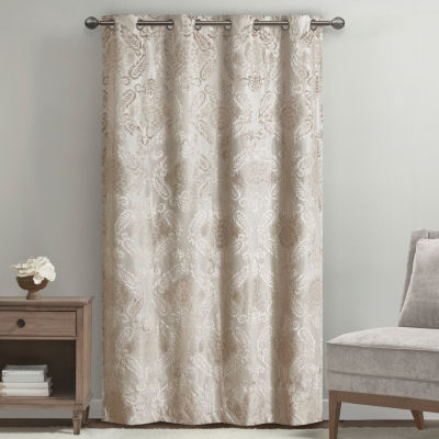 Sunsmart Loraine Energy Saving 100% Blackout Grommet Top Single Curtain Panel