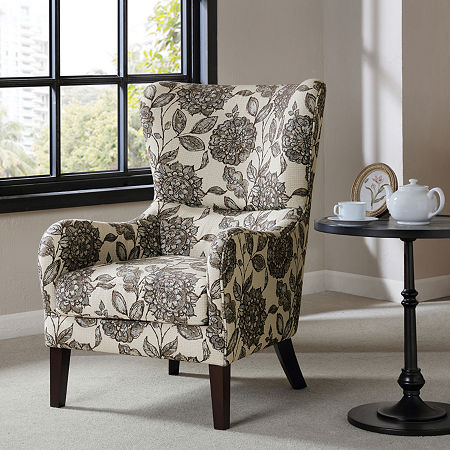 Madison Park Leda Winged-Arm Accent Chair, One Size, Multiple Colors