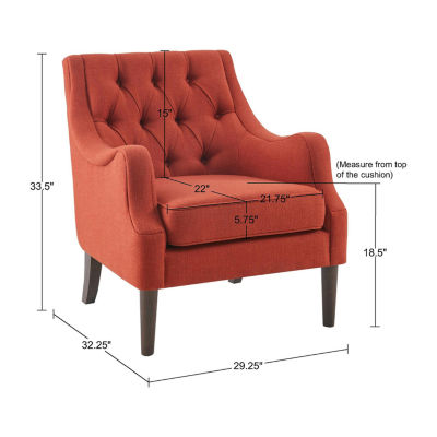 Madison Park Elle Living Room Collection Upholstered Armchair