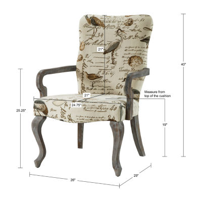 Madison Park Joni Track-Arm Chair