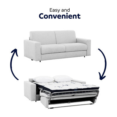 Stearns & Foster® Giotto 78" Full Sleeper Sofa with Memory Foam Mattress