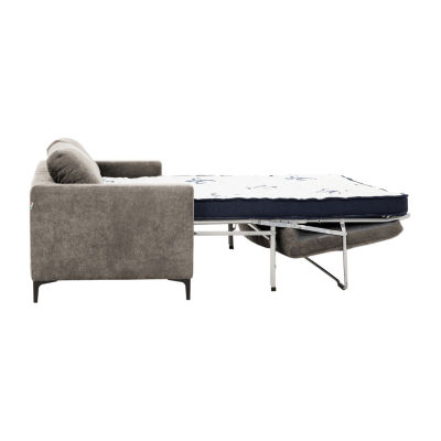 Stearns & Foster® Enzo 76" Full Sofa Bed with Memory Foam Mattress
