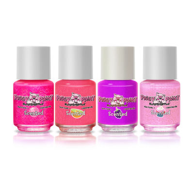 Piggy Paint 4 Pack Scented Nail Polish Box Value Set