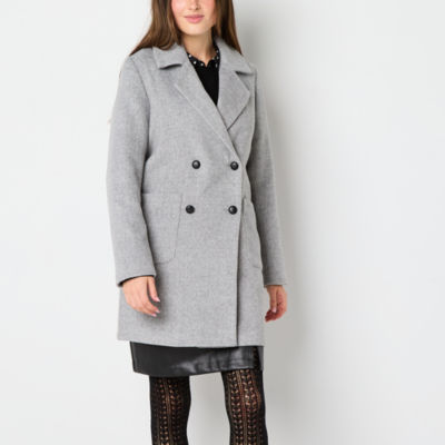 Steve Madden Womens Water Resistant Heavyweight Peacoat