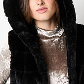 Faux Fur Coats for Women Women s Jackets JCPenney