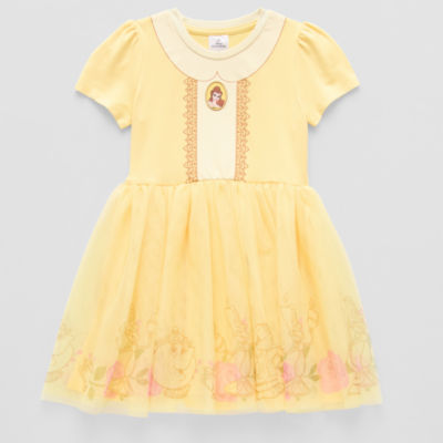 Disney Collection Little & Big Girls Short Sleeve Belle Tutu Dress