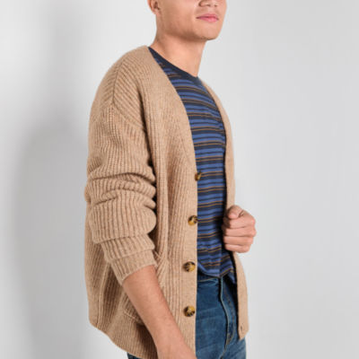 Arizona Mens V Neck Long Sleeve Cardigan