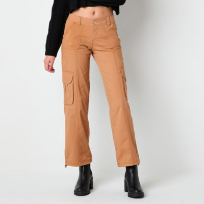 Forever 21 Low Rise Twill Tab Cargo Womens Straight Pant-Juniors