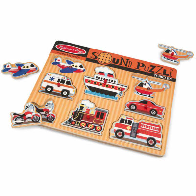 Melissa & Doug Vehicles Sound Puzzle Puzzle