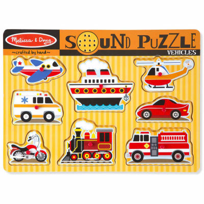 Melissa & Doug Vehicles Sound Puzzle