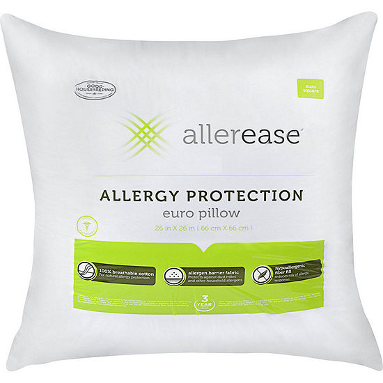 Allerease Solid Euro Pillow Insert 2-Pack
