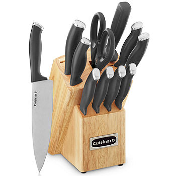 Cuisinart Faux Wood 11-pc. Cutting Board and Knife Set, Color: Gray -  JCPenney