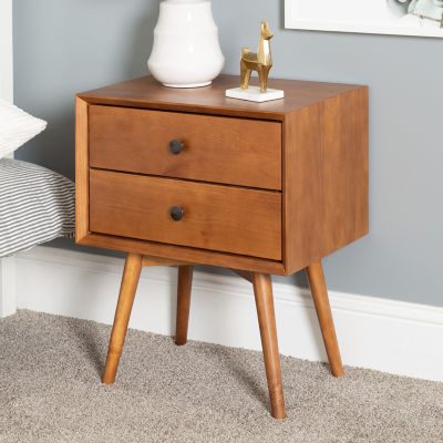 Durable Storage 2-Drawer Nightstand