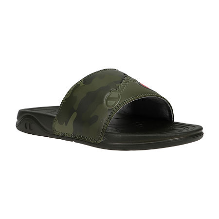  Champion Little & Big Boys Mega Dual Camo Slide Sandals