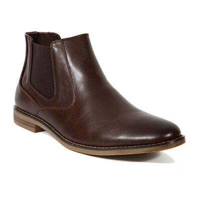 Deer Stags Mens Hal Block Heel Chelsea Boots