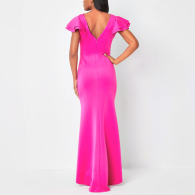 Willow Glenn Short Sleeve Evening Gown