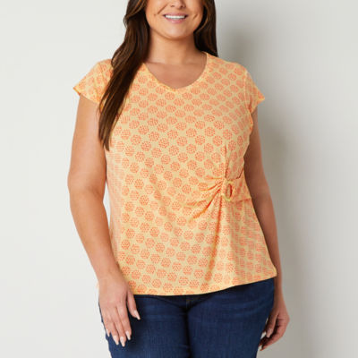 Plus Size Blouses Tops for Women - JCPenney