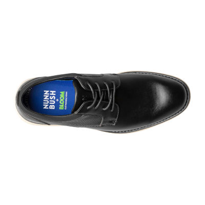 Nunn Bush Mens Chase Plain Toe Closed Oxford Shoes Wide Width