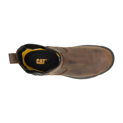 CAT Mens Wheelbase Slip Resistant Work Boots