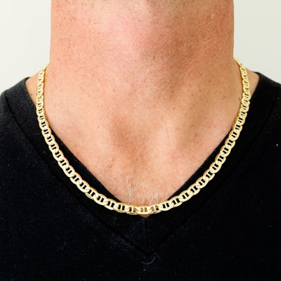 Italian Gold 16 Flat Rolo Chain Necklace (1-3/8mm) in 14k Gold - Macy's