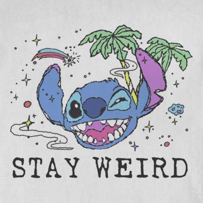 Mens Crew Neck Long Sleeve Lilo & Stitch Sweatshirt