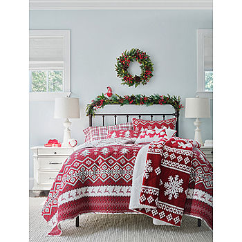 North Pole Trading Co. Holiday Colors 4-pc. Towels + Dish Cloths, Color:  Multi - JCPenney