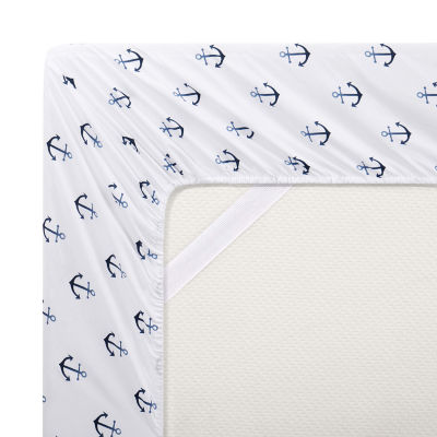Sweet Home Collection™ Ship Anchor Microfiber Wrinkle Resistant Kids Sheet Set