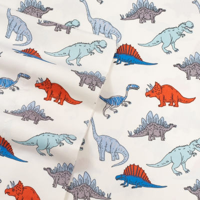 Sweet Home Collection Dinosaurs Wrinkle Resistant Sheet Set