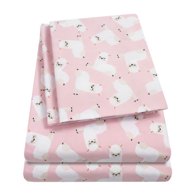 Sweet Home Collection Llamas Wrinkle Resistant Sheet Set