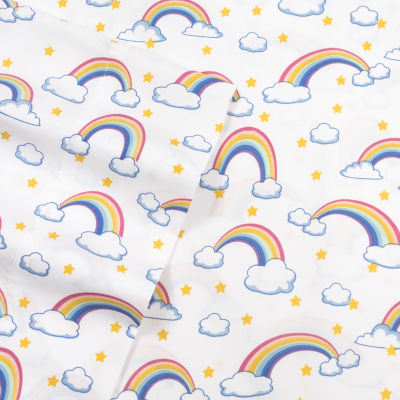 Sweet Home Collection Rainbows Wrinkle Resistant Sheet Set