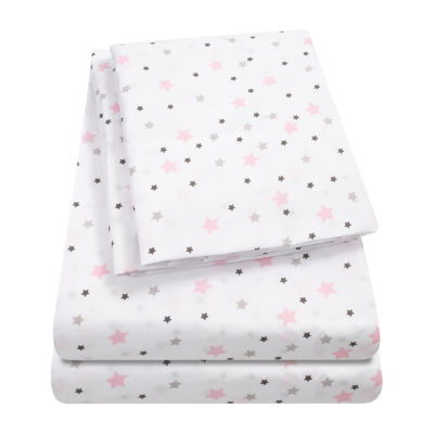 Sweet Home Collection Stars Wrinkle Resistant Sheet Set