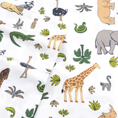 Sweet Home Collection Wild Kingdom Wrinkle Resistant Sheet Set