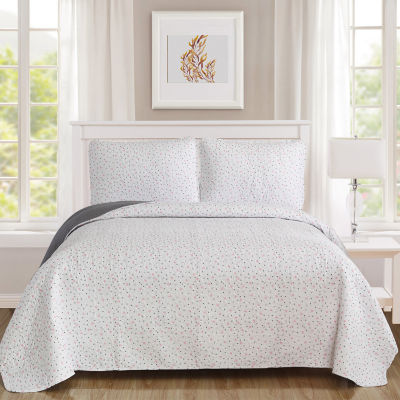 Sweet Home Collection Stars 3-pc. Geometric Wrinkle Resistant Hypoallergenic Quilt Set