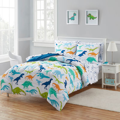 Sweet Home Collection Dinosaurs Lightweight Down Alternative Comforter Set