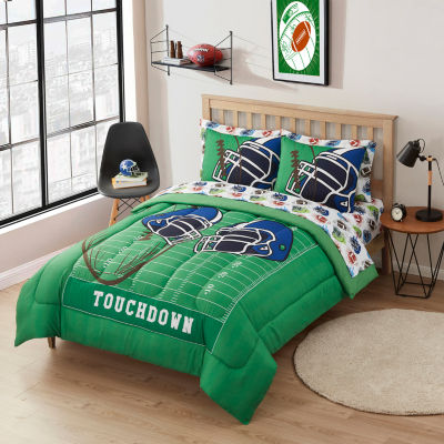 Sweet Home Collection Football Sports Lightweight Down Alternative Comforter Set