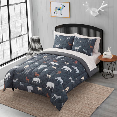 Sweet Home Collection Safari Lightweight Down Alternative Comforter Set