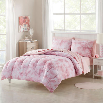 Sweet Home Collection Waterbury Marble Lightweight Down Alternative Comforter Set