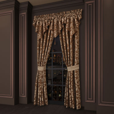 Queen Street La Grande Light-Filtering Rod Pocket Set of 2 Curtain Panel