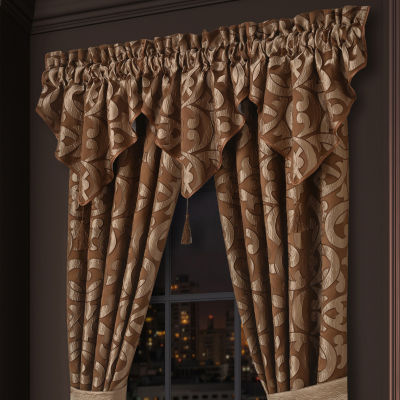 Queen Street La Grande Light-Filtering Rod Pocket Set of 2 Curtain Panel