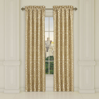 Queen Street Lagos Light-Filtering Rod Pocket Set of 2 Curtain Panel