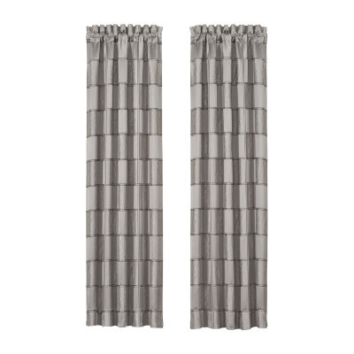 Queen Street Benton Rod Pocket Light-Filtering Set of 2 Curtain Panel