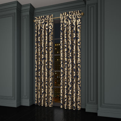 Queen Street Baylor Rod Pocket Light-Filtering Set of 2 Curtain Panels