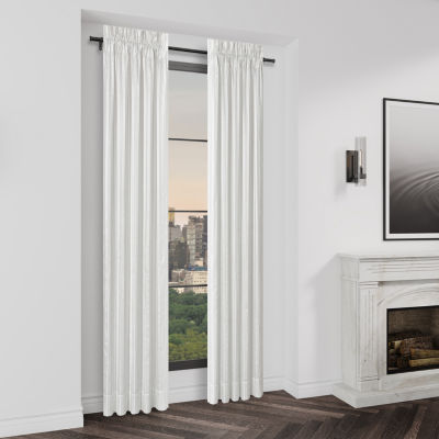 Queen Street Charleston Rod Pocket Light-Filtering Set of 2 Curtain Panels