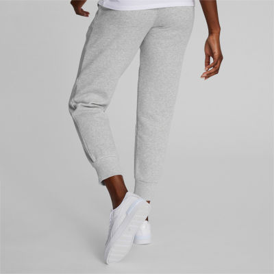 PUMA Essentials Womens Mid Rise Cuffed Sweatpant